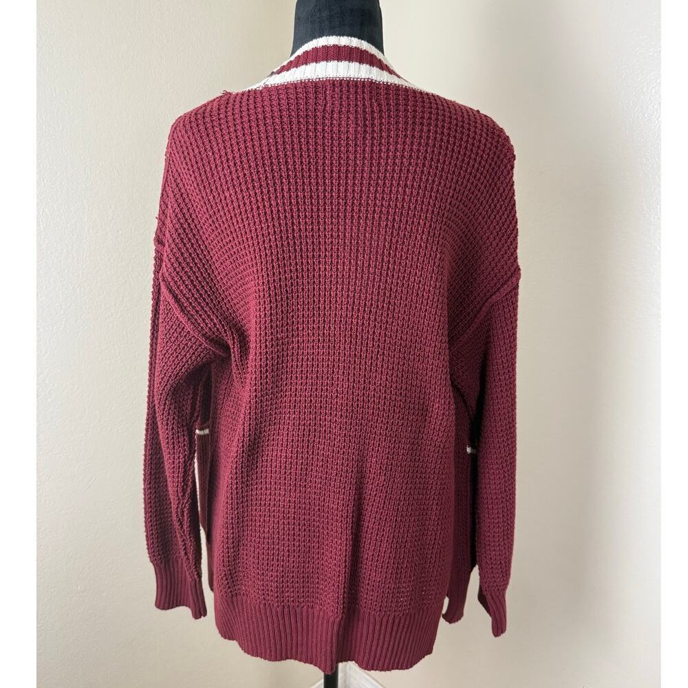 Universal Thread Burgundy Open Front Cardigan - XS - NWT - Picture 4 of 8